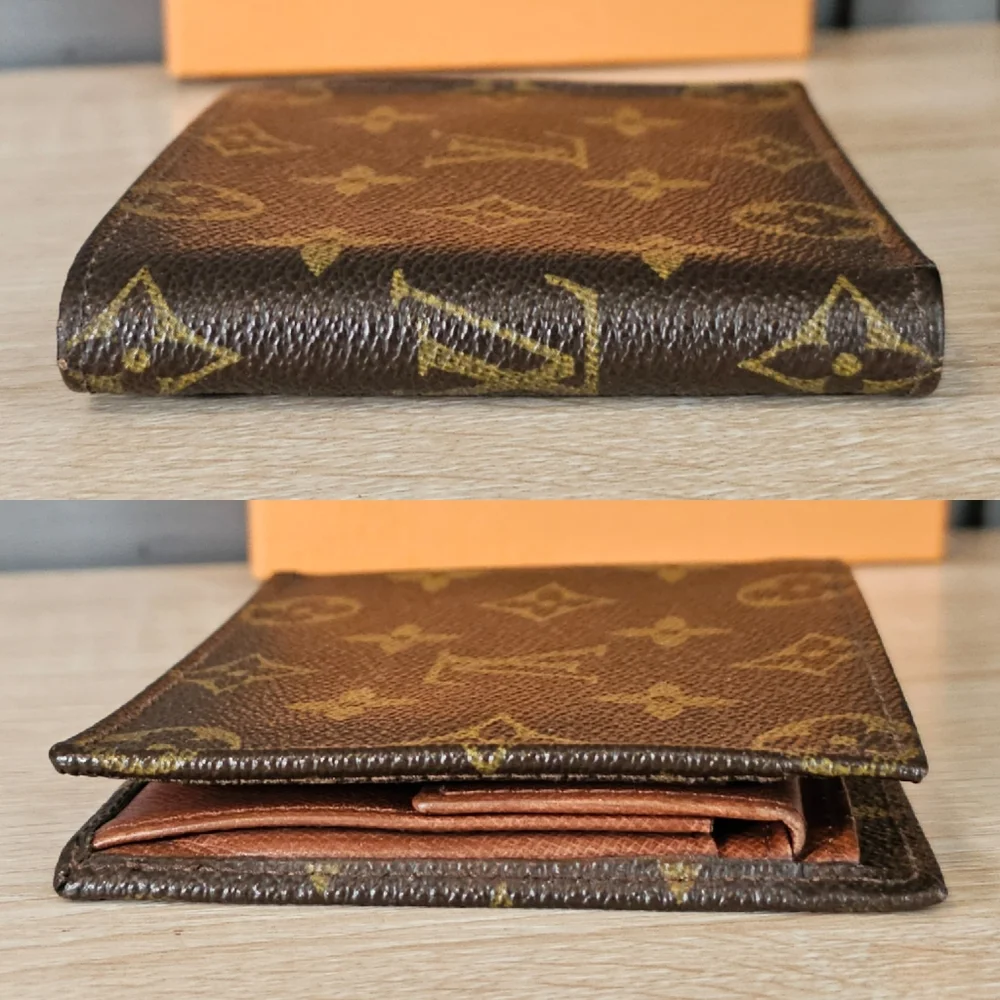 Authentic LOUIS VUITTON Monogram Porte Monet Bifold Vintage Wallet